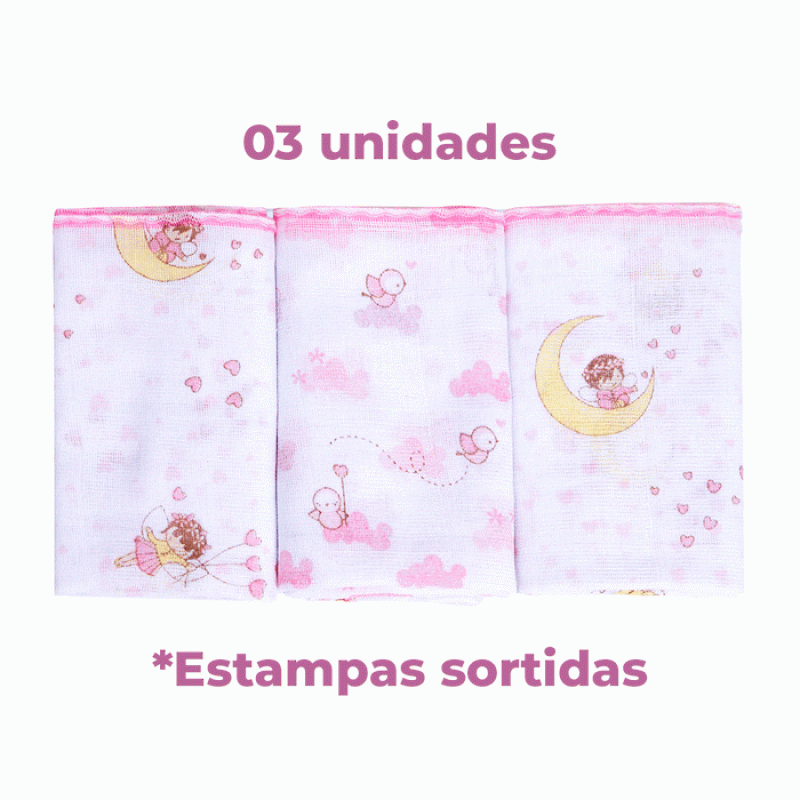 Babete Papizinha Estampas Sortidas