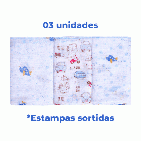 Babete Papizinha Estampas Sortidas