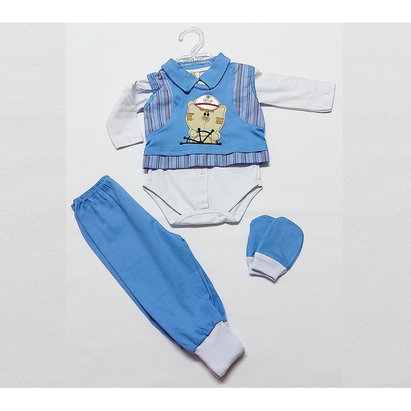 Conjunto de Pagão Urso Marinheiro